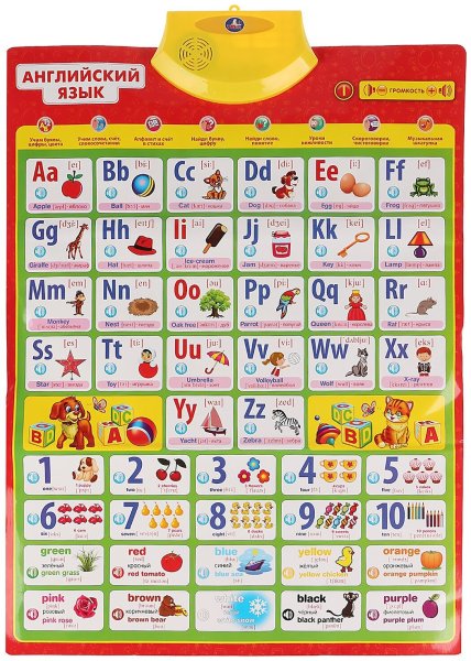 Плакат Умка Азбука игрушек