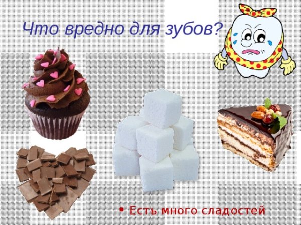 Полезные и вредные продукты