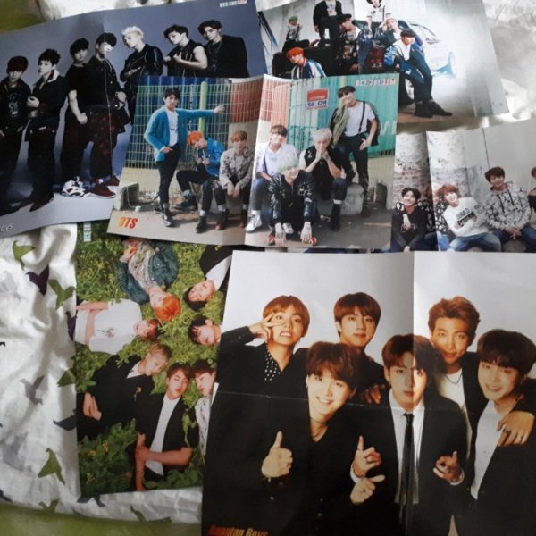 Как сделать плакат БТС