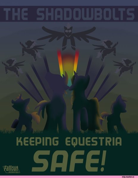 Постеры фоллаут Эквестрия