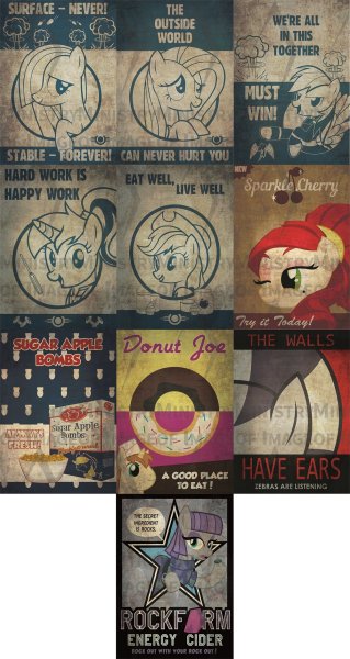 Постеры фоллаут Эквестрия