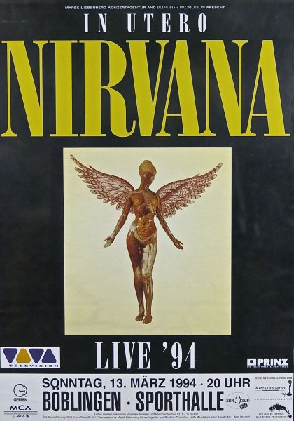 Nirvana poster Concert