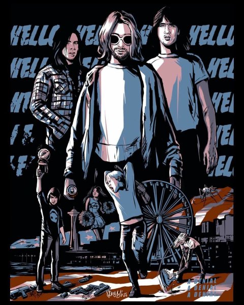 Нирвана плакат на стену