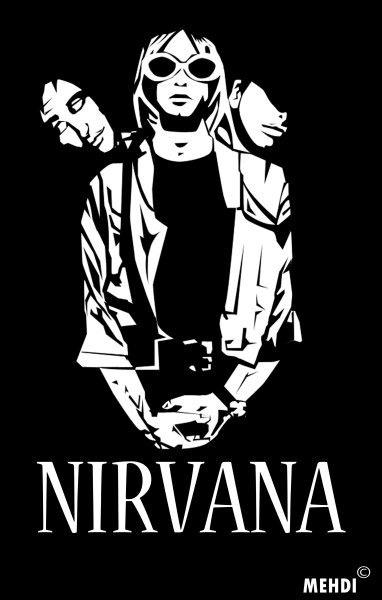 Концертный плакат Nirvana