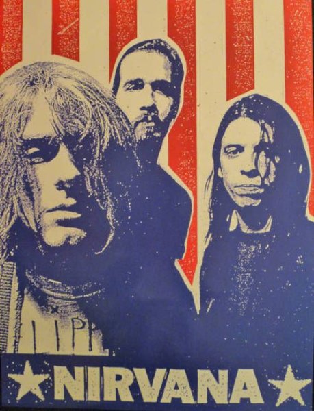 Nirvana Постер высокое качество