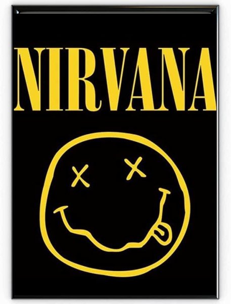Плакат группы Нирвана