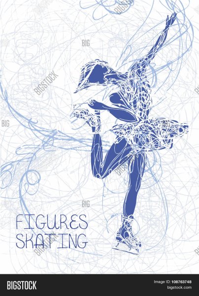 Фигурное катание абстракция