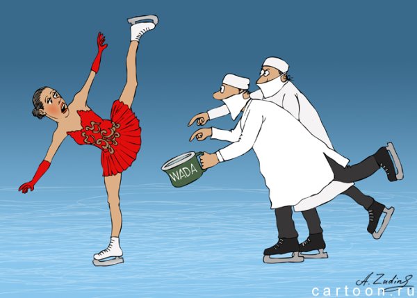 Фигурист карикатура