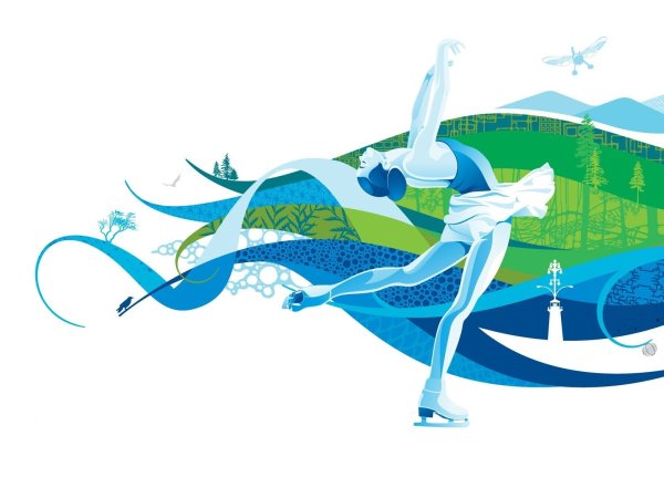 Фигуристы иллюстрации для детей