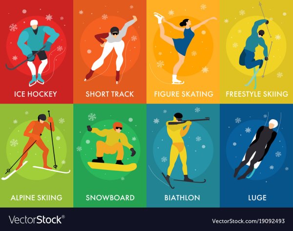 Силуэт фигуристки на льду