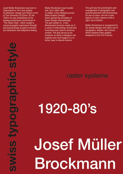 Йозеф Мюллер-Брокман швейцарский стиль