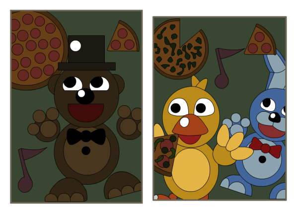 Плакаты из FNAF