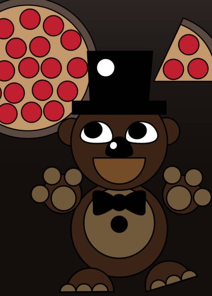 ФНАФ 1 Постер Фредди