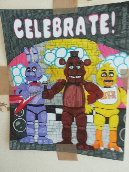 Плакаты из фнафа