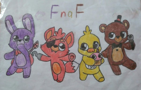 Плакаты из FNAF