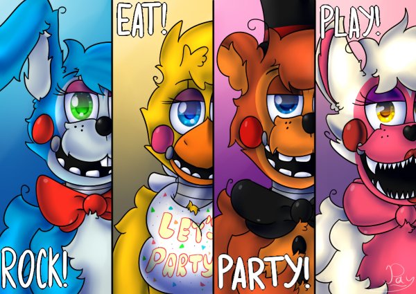 Плакат ФНАФ 2