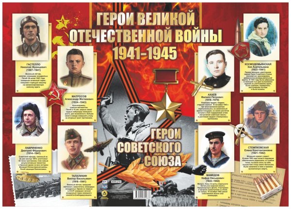 Герои Великой Отечественной войны 1941-1945 самые известные