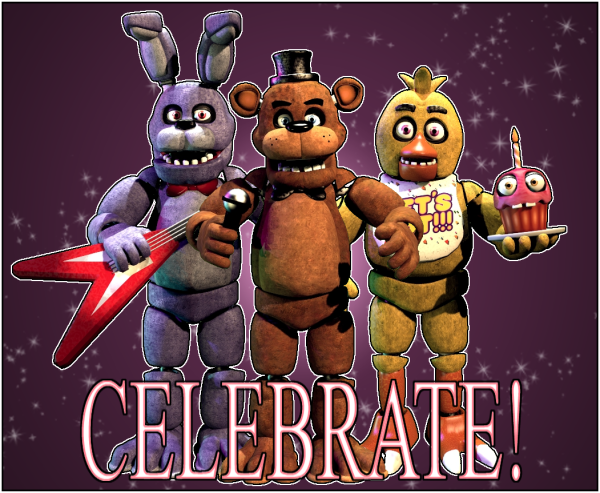 ФНАФ 1 Постер селебрейт