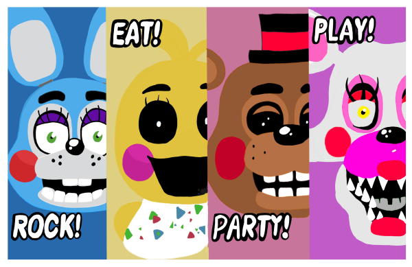 Плакаты ФНАФ