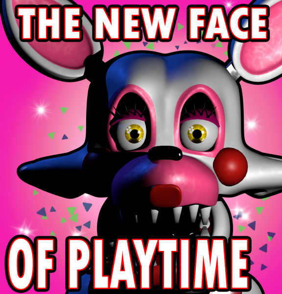 Плакаты с Мангл из игры фнаф2