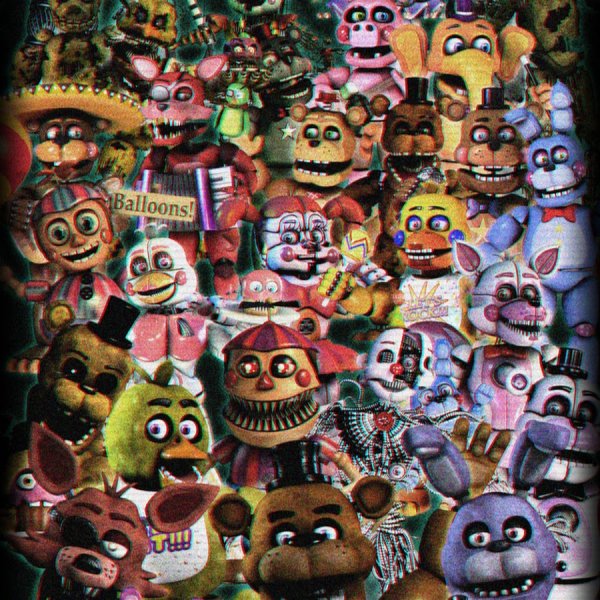 Плакат с ФНАФОМ