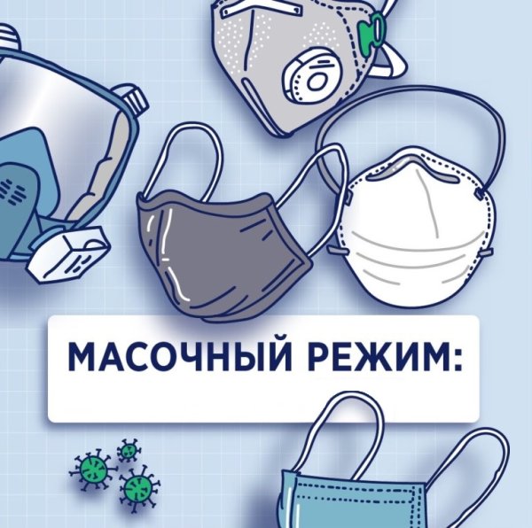 Масочный режим плакат