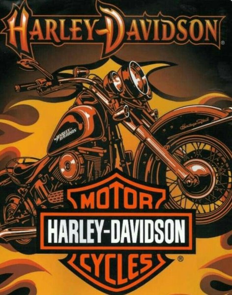 Харлей Дэвидсон ретро плакаты