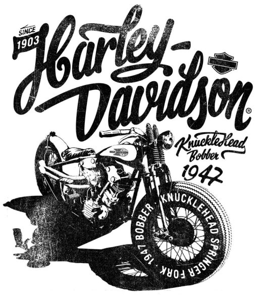 Харлей Дэвидсон ретро плакаты