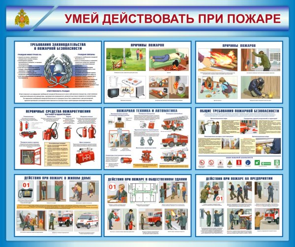 В случае возникновения пожара