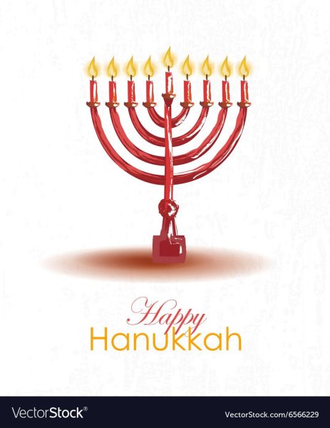 Hanukkah vector Template