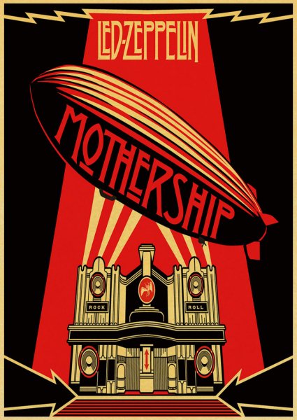 Группа led Zeppelin плакаты