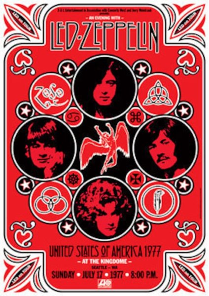 Постер led Zeppelin