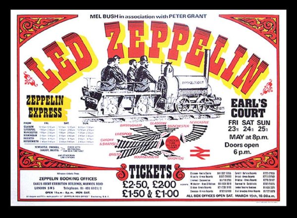 Группа led Zeppelin poster