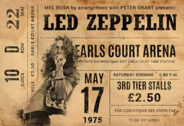 Led Zeppelin обложки