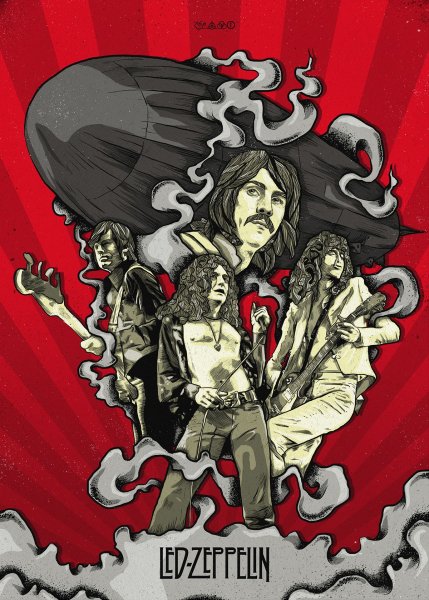 Led Zeppelin Concert poster