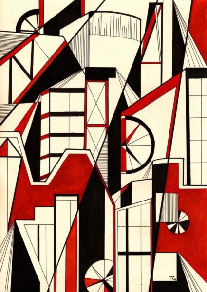 Конструктивизм Мельников картины