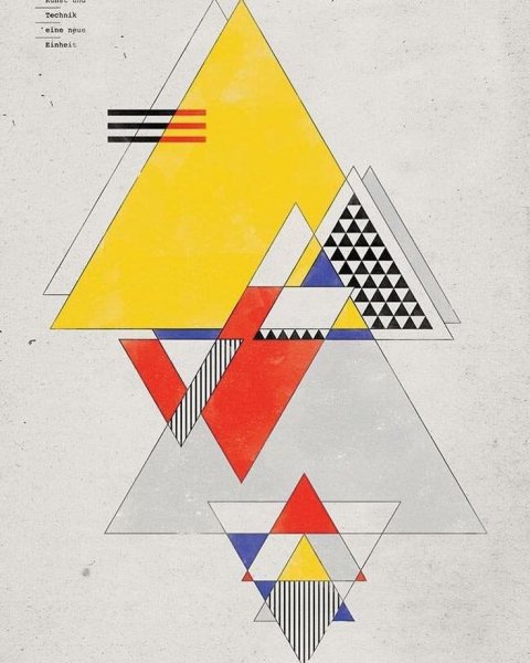 Геометрическое искусство Баухауз