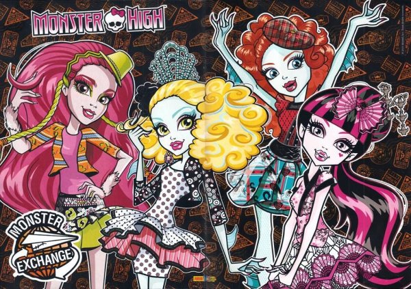 Монстер Хай 4 девочки