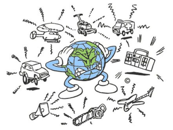 Плакат шум вредит здоровью раскраска