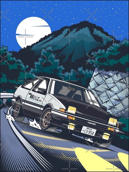 Toyota Trueno ae86 Такуми
