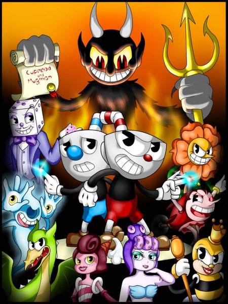 Cuphead плакат