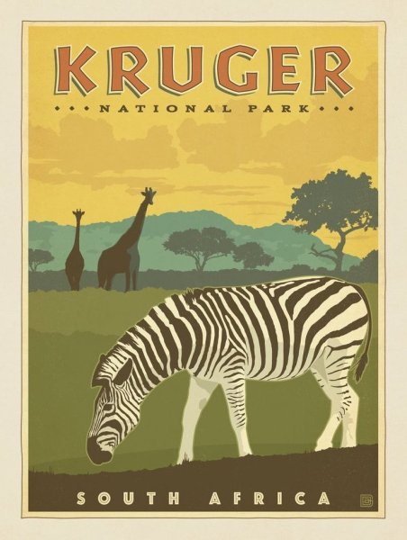 Постеры в африканском стиле