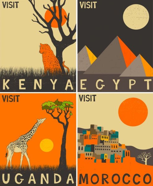 Постер Африка