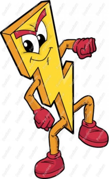 Плакат молния