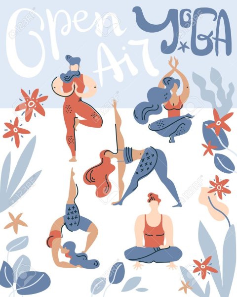 Плакат про йогу