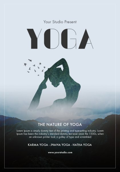 Йога плакат Постер