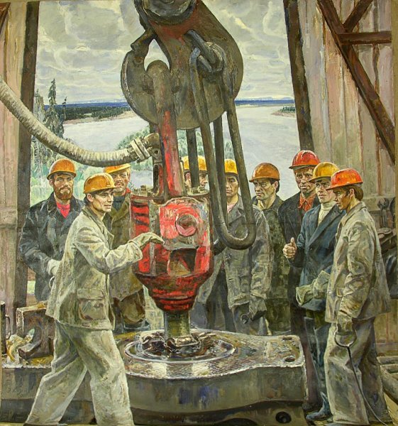 Нефть и ГАЗ Советский плакат