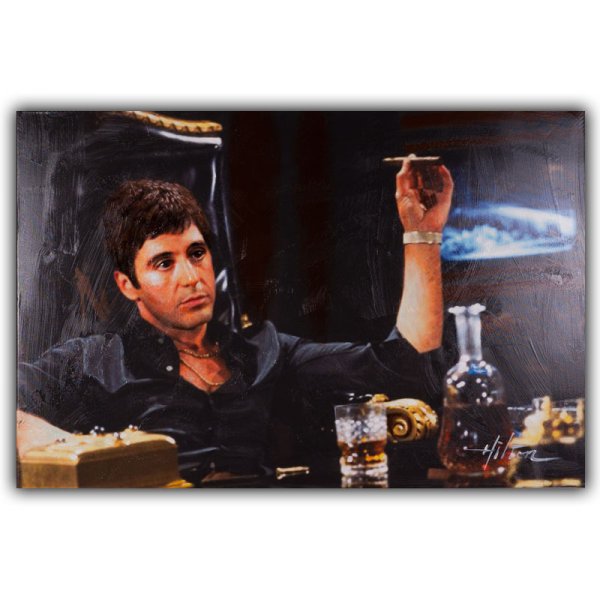 Аль Пачино лицо со шрамом