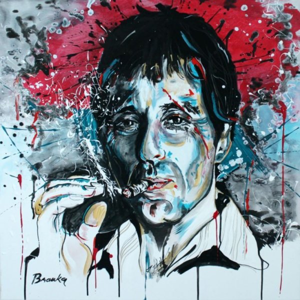 Аль Пачино Scarface плакат