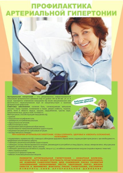 Санбюллетень гипертоническая болезнь профилактика